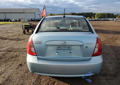 2010 Hyundai Accent Gls z USA, uszkodzony, nr VIN KMHCN4AC0AU490220